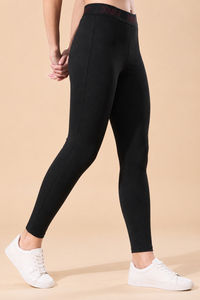 Zelocity Quick Dry Gym Leggings - Jet Black — thumbnail 6